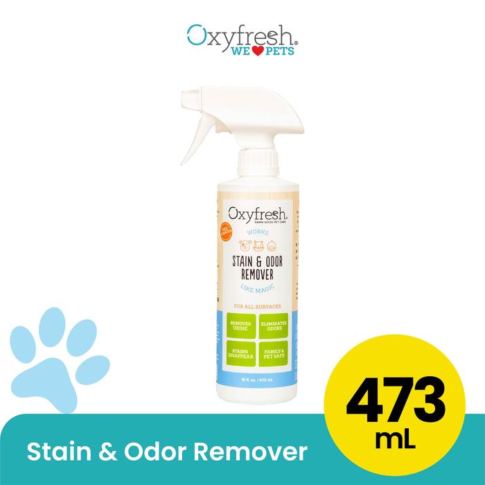 Gambar Oxyfresh Pet Stain & Odor Remover 473mL - Penghilang Noda dan Bau Hewan Peliharaan Aman untuk Semua Permukaan dari Oxyfresh Pet Kota Tangerang Selatan Tokopedia