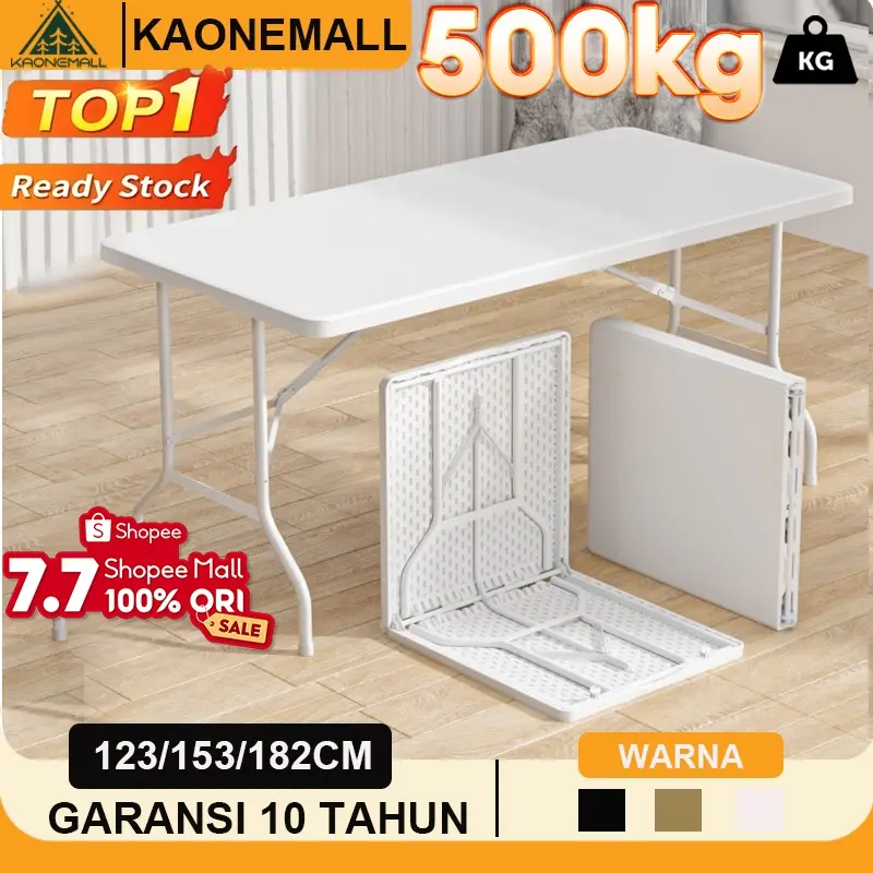 TERLARIS 【KAONE】Meja Lipat Outdoor Laptop Meja Lipat Portable Serbaguna Meja Belajar Outdoor Indoor Meja Makan Meja Taman meja lipat jualan murah