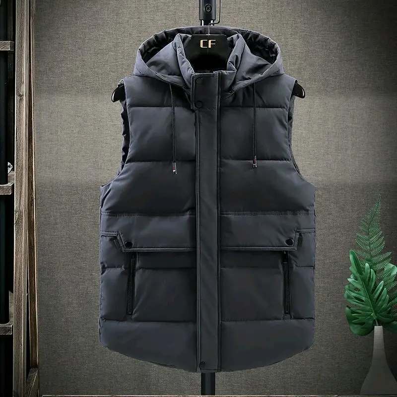 Rompi Gelembung Pria + Rompi Motor Pria + Rompi Keren + Rompi Anti Air Hitam Outdoor Logo Parasut Logo Parasut Pine Semua musim rompi & gilet gillet 1