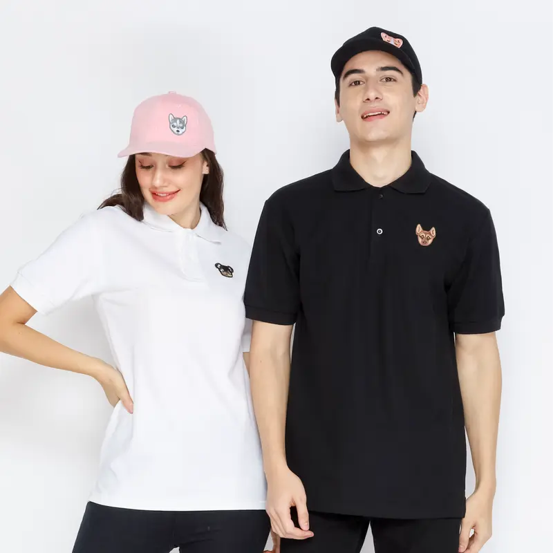 Topi Baseball Lucu bordir patch binatang Anjing Kucing by Maidei - Baseball Cap Hat Unisex bordir lucu casual Jeans Benang 5