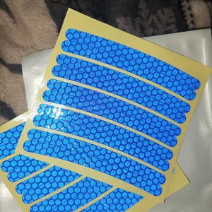 TSA (COD) Sticker Glow In The Dark 20Pcs Untuk kendaraan Stiker Strip Reflektif 20 Pcs Untuk Velg Mobil Motor Sepeda Stiker Strip Reflektif Roda Mobil Warna-warni Stiker Tempel  Aksesori Stiker Dekorasi