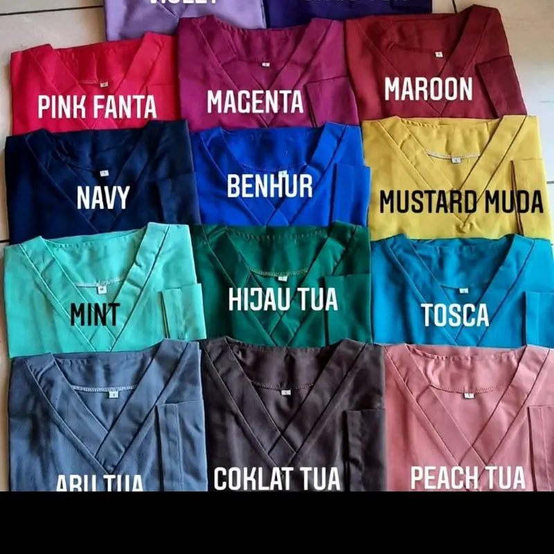 Baju OKA / Baju Jaga / Baju Perawat / Baju scrub/Medical clothes 3