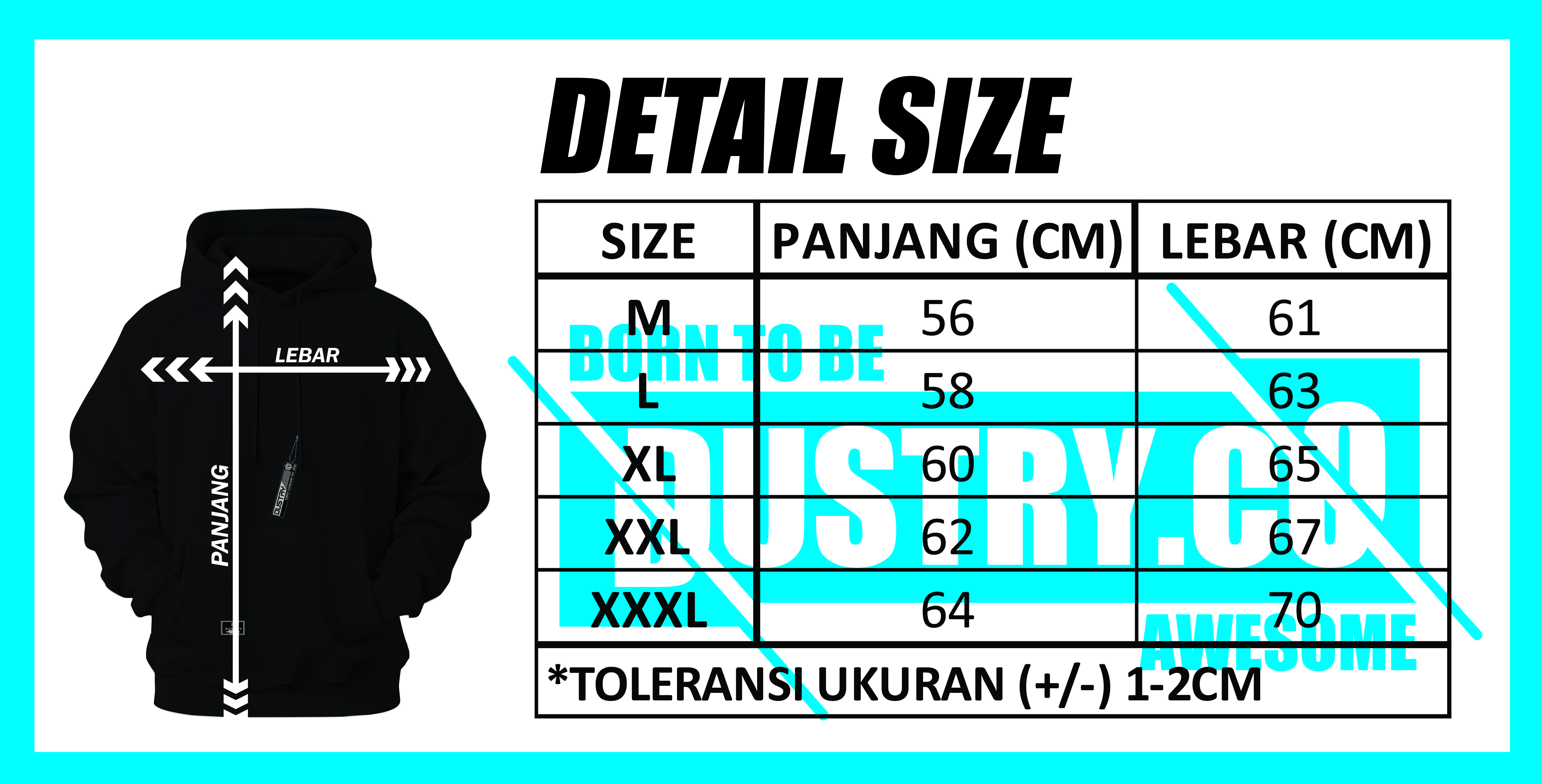 DUSTRY Jaket Sweater Cewek Cowok Unisex Terbaru Ori Hoodie Pria Distro Reinbow Aesthetic Tebal Kekinian Fleece 280 GSM Zipper Crewneck Nyaman