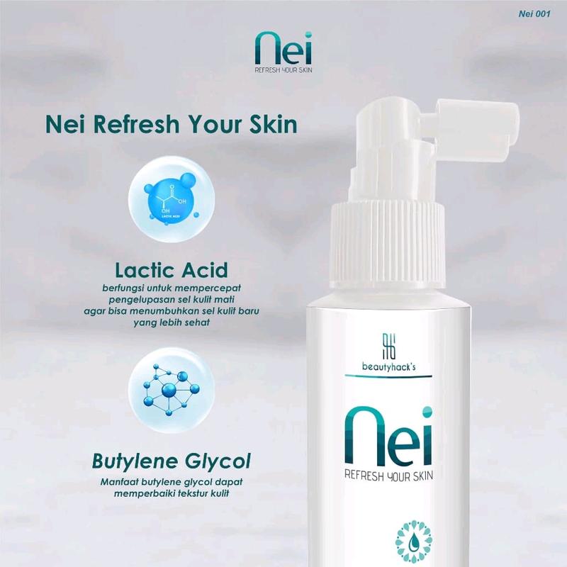 Nei peeling spray, membantu membersih kan kulit kusam, menghilangkan daki membersih kan kulit, 5