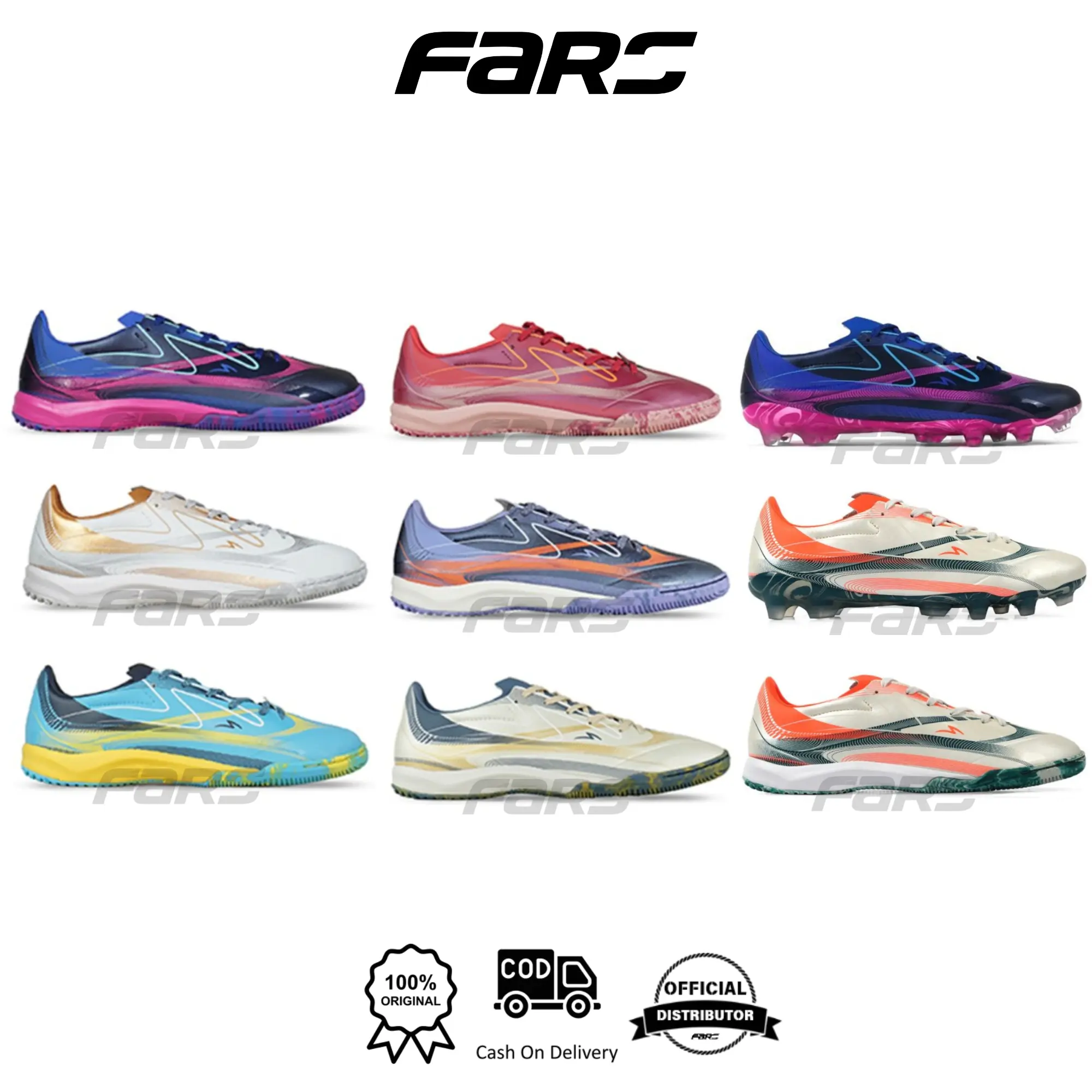 Sepatu Sepak Bola Futsal Specs Galactica Morph Morph NV FG IN ORIGINAL