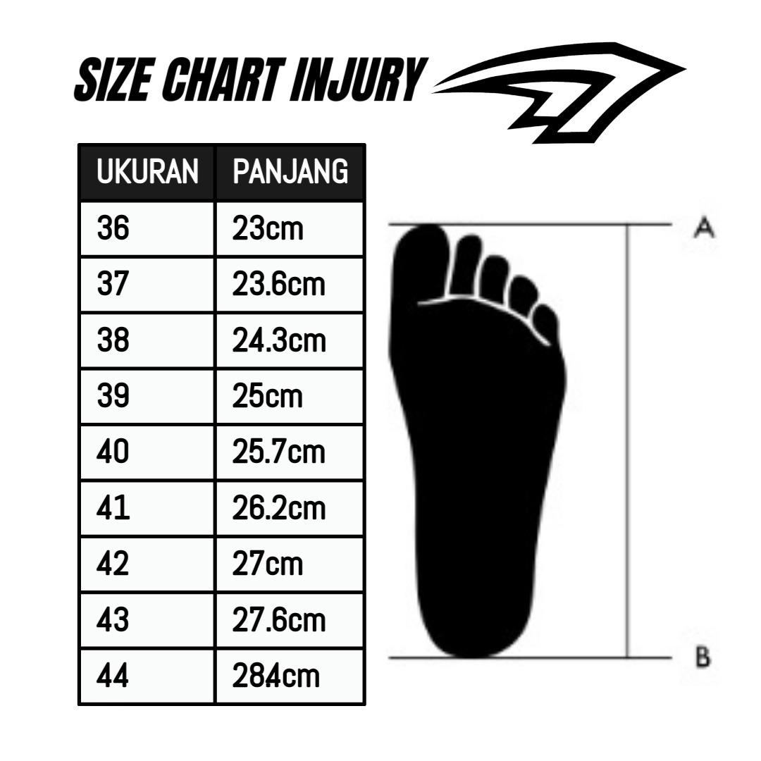 Injury Maresca Full Stabilo  - Sepatu Olahraga Outdoor Running Lari Pria Wanita Kasual Senam