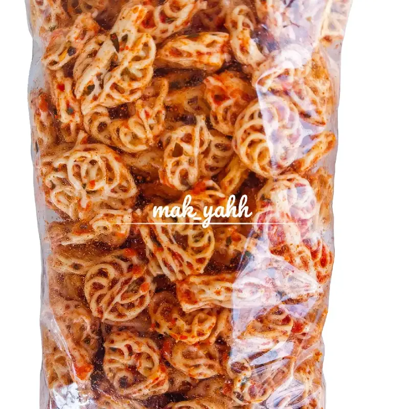 250GR Seblak Tetangga Sebring Seblak kering  Rafael Krupuk mawar putih bantat pedas daun jeruk Camilan Snack Food 0