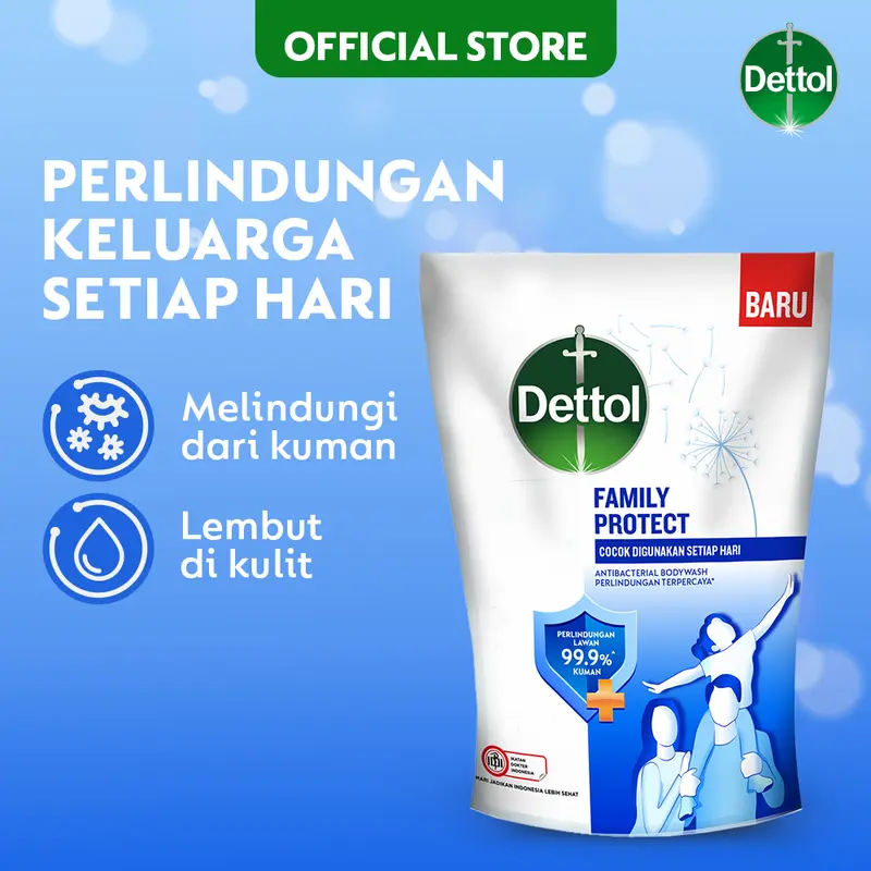 [BARU] Dettol Sabun Mandi Family Protect 370gr x6 - [LEBIH HEMAT DARI 60gr] Bar Soap Lembutkan Kulit 4