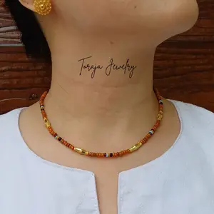 Kalung Gelang Kala'po Etnik Toraja Chrome Emas Bergaransi