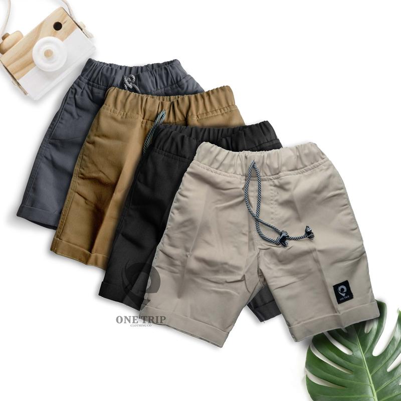 Celana pendek anak laki laki Chinos cowok Bahan Katun Short Pants Zunior Fashion celana chinos anak laki laki celana anak laki laki celpen cargo Jogger 0