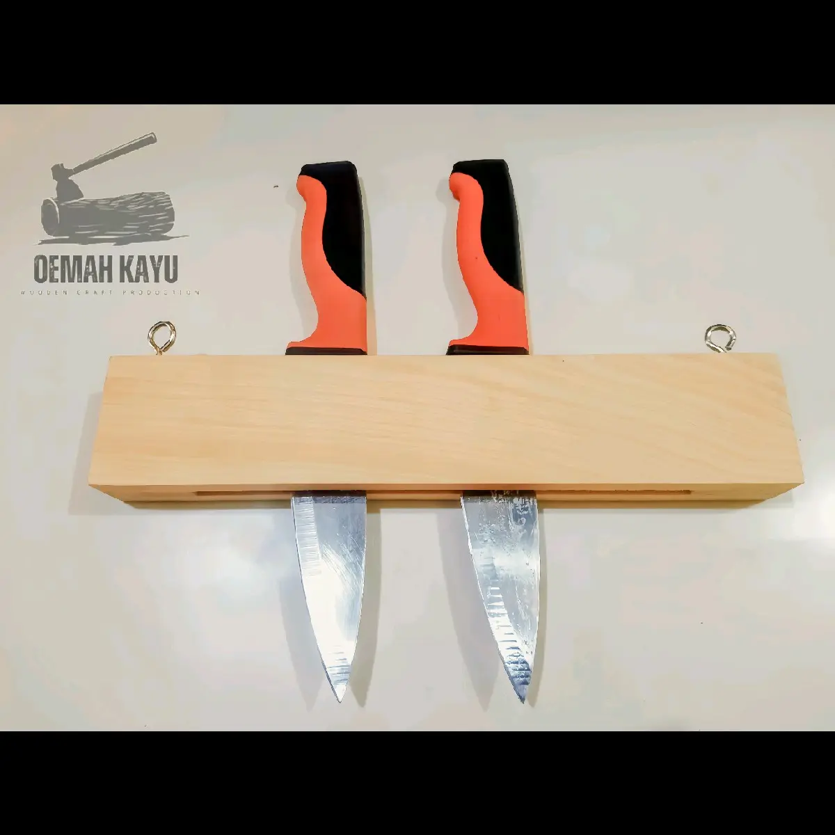 Rak Pisau Kayu Gantung Dapur Termurah - Knife & Kitchenware