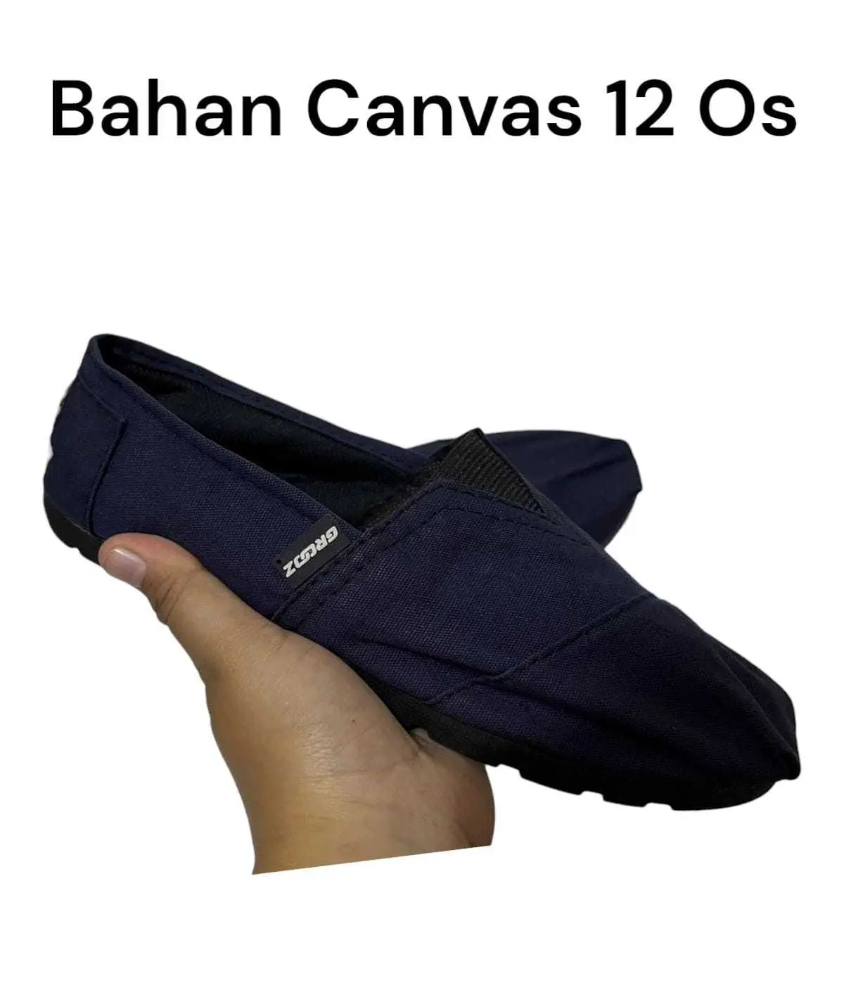 Sepatu Slip On Navy Unisex Size 36-45 sudah dapat Paperbag