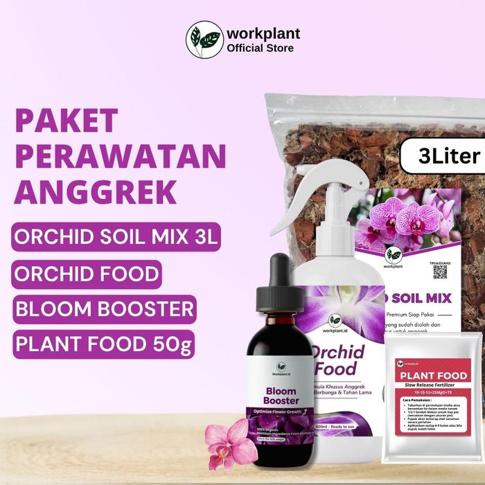 Gambar Workplant - Paket Perawatan Anggrek Untuk Semua Jenis Tanaman Anggrek - Paket Anggrek 1 dari workplant official Kota Surabaya 5 Tokopedia