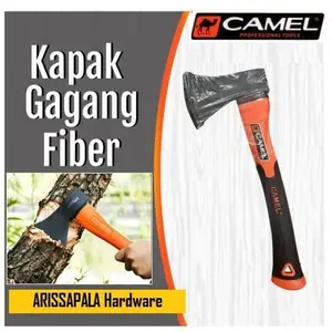 CAMEL Kapak Tukang Kayu Kampak Axes Hatchet Fiberglass Handle 600G