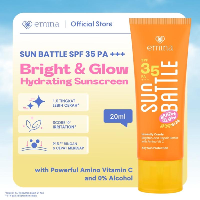 Emina Sun Battle Bright Glow SPF 35 PA+++ 50 ml - Sunscreen 5