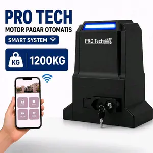 PRO TECH Smart Sliding Gate 1200kg Mesin Pintu Pagar Gerbang Geser Otomatis Remot dan Buka pakai Hp