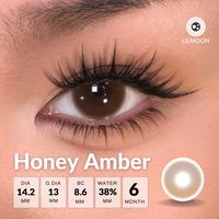 Gambar [Fuji Favorite] Lilmoon Softlens Honey Amber – Softlens Minus 0 s/d -8.50, Warna Natural Desain Jepang - Normal (0.00 dari Lilmoon Official Kota Administrasi Jakarta Selatan 1 Tokopedia