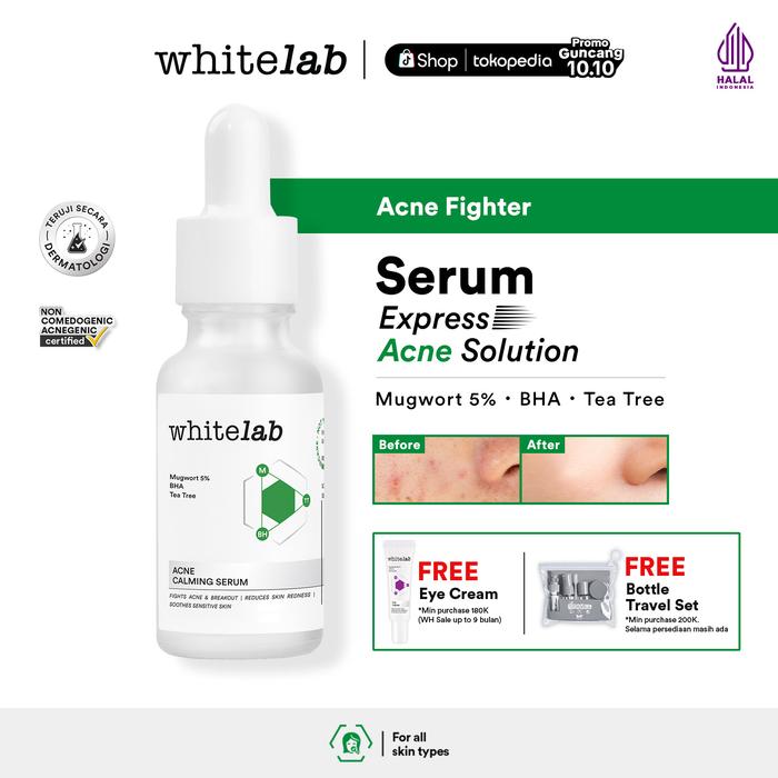 Promo Whitelab Acne Calming Serum - Serum Untuk Kulit Jerawat