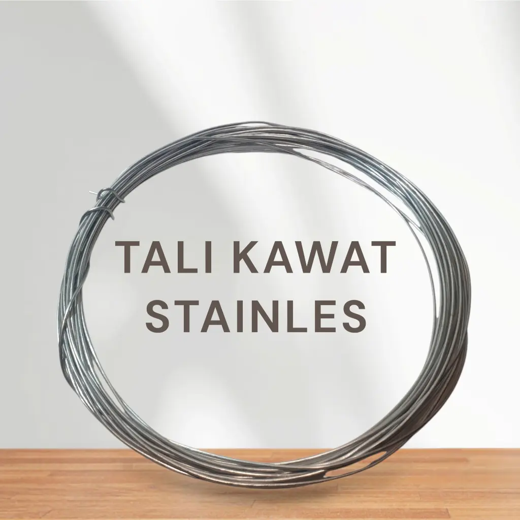 Kawat tali /jemuran Stainless Steel 0,5 mm 0,8 mm 1 mm 1,2 mm 1,5 mm 2 mm