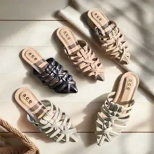 Sandal wanita kekinian model kronyo hak 5cm