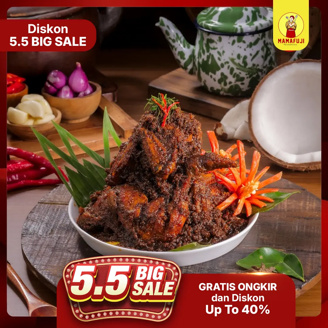 MAMA FUJI - RENDANG AYAM / ENAK/ NIKMAT