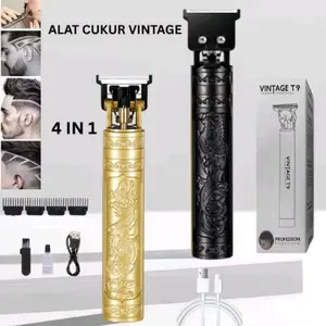 Alat Cukur Mesin Elektrik Rambut Dragon T9 Cukur Rambut Hair Clipper Cukur Vintage Kumis