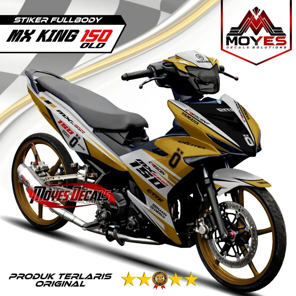 Decal Mx king old 150 stiker fullbody Racing 2.0 Motor Motorcycle