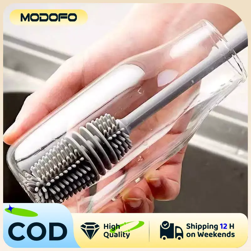 Cup brush insulation cup cleaning artifact long handle glassPreferred+brush silicone milk bottle brush Home Care Supplies
