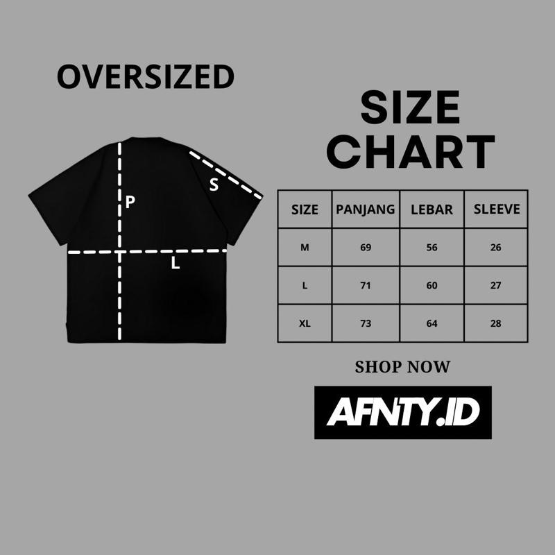 AFNTY.ID | T-SHIRT OVERSIZED BOXY & REGULAR| AFNTY PUFF INK + REFLEKTIF COTTON COMBED 20s Atasan Nyaman Unisex Pria Wanita 4