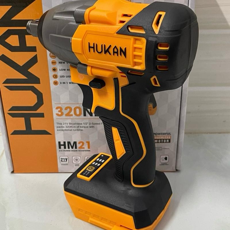 Máy siết bulong hukan đầu rỗng 2 trong 1 chân pin phổ thông