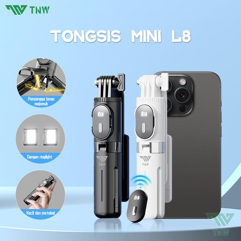 TNW Mini selfie stick L8mini Tongsis Bluetooth Tripod in Shop