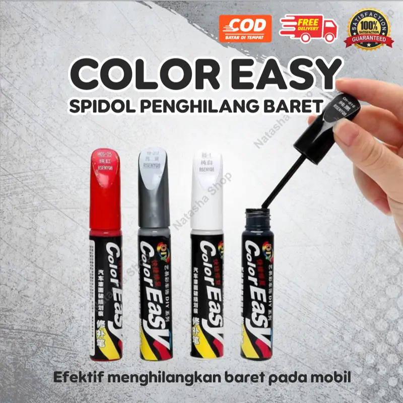 Cat / Tipp Ex Ajaib Color Easy Cat / Spidol Penghilang Baret Lecet Gores Bodi Mobil atau Motor 4