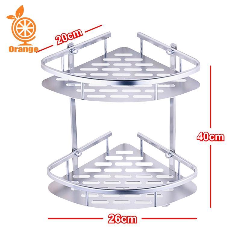 Product Introduction of Rak Kamar Mandi Toilet Rack Tempat Sabun Aluminium Serbaguna Rak Sabun Handuk 2 Susun 5