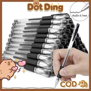 [COD] 0.5mm Anti Bocor Ballpoint Pen Pena Murah Grosir Hitam/Biru/Tinta Red Imbslikan Perlengkapan Kantor Kantor Stasiun