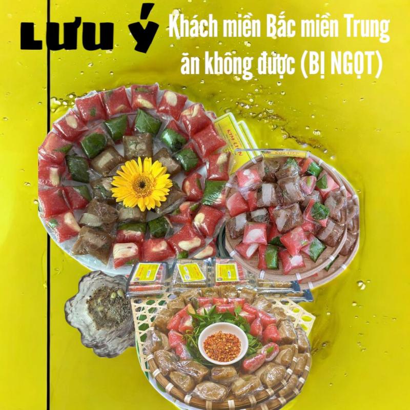 [5HỘP] Nem Chua  Lai Vung - Bì Thịt Ớt Hiểm Xanh - Nem 160rgam/ Bì 180rgam - đặc sản miền tây. ăn vặt 3