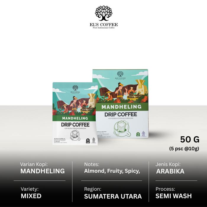 Gambar EL'S COFFEE Drip Kopi Mandheling arabika dari El's Coffee Kota Bandar Lampung Tokopedia