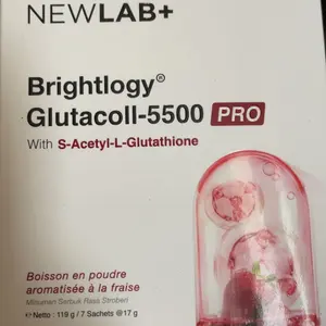[New Launch] NEWLAB Brightlogy GlutaColl-5500 - PRO Mini| Collagen Glutathione Drink | S-Acetyl-L-Glutathione | Membantu kulit lebih  cerah  &  sehat |7 - 14 Sachet