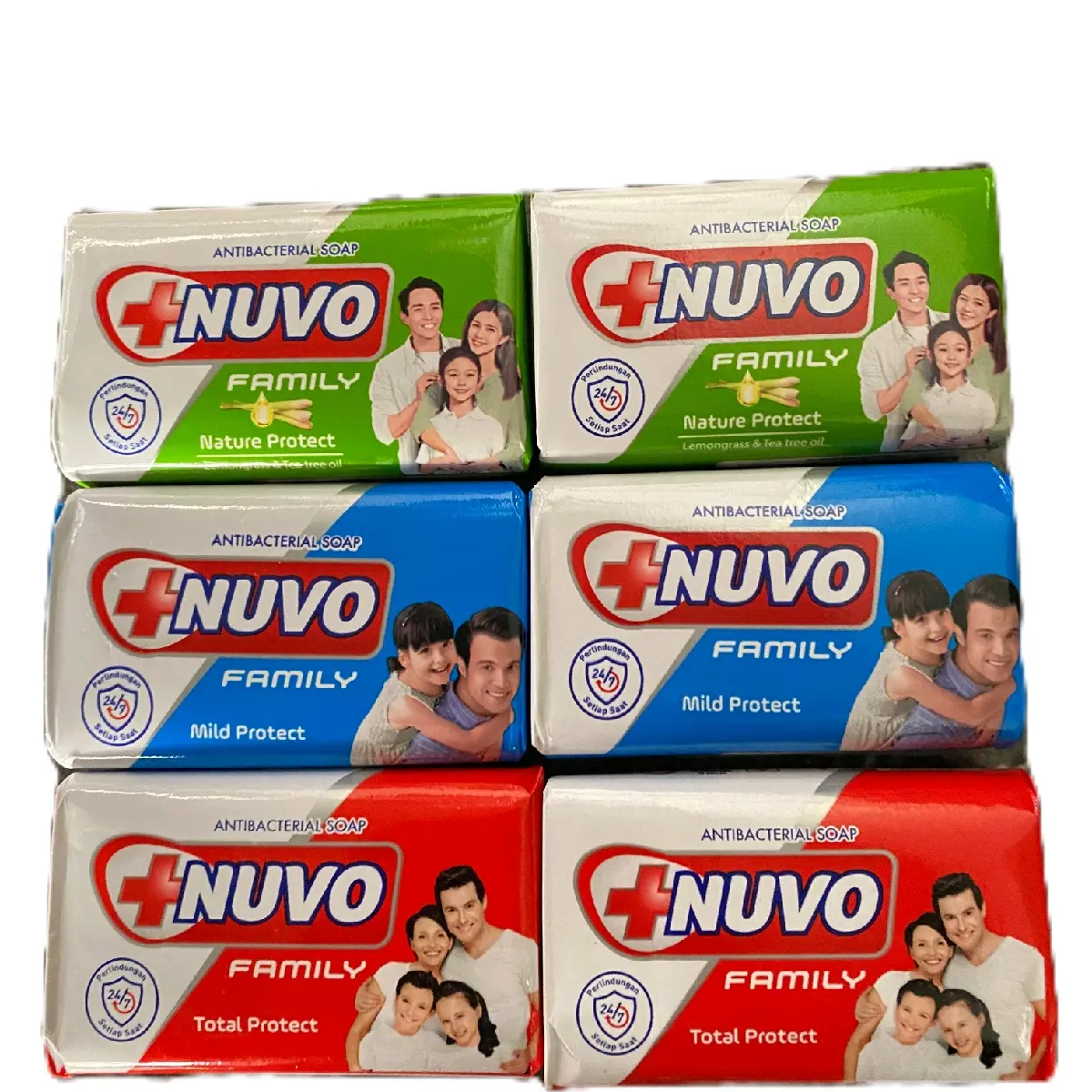 10 pcs sabun batang mandi nuvo Soap Wangi Membersihkan badan bar