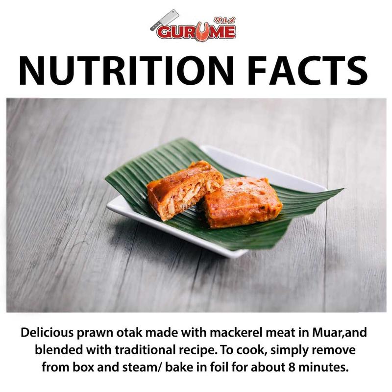 Product Introduction of [GURUMESG] Xiao Mei Muar Prawn Otak-Otak (Otah)  (180g) Fish meat Traditional homemade otah 42