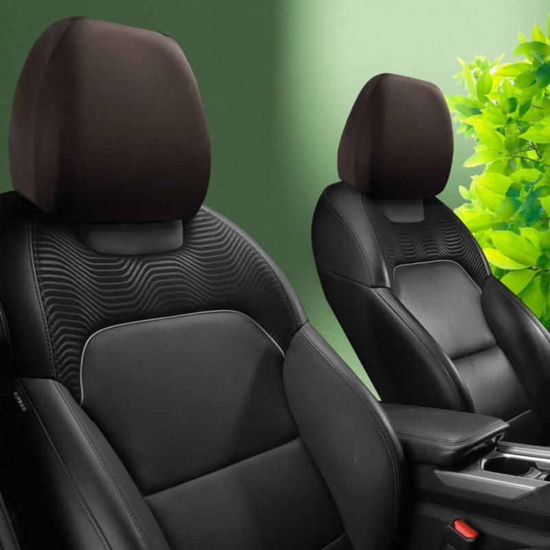 Product Introduction of 1PC Car Seat Headrest Cover Anti-Dirty Elastic Protective Cover Car Interior Products Modified Seat Cover Lorry Sedan Universal 21