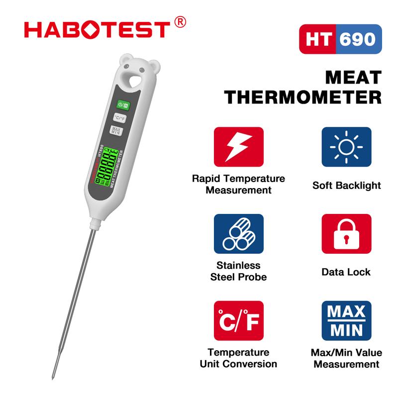 Termometer Dapur Digital, Profesional, HABOTEST HT690, untuk - TikTok ...