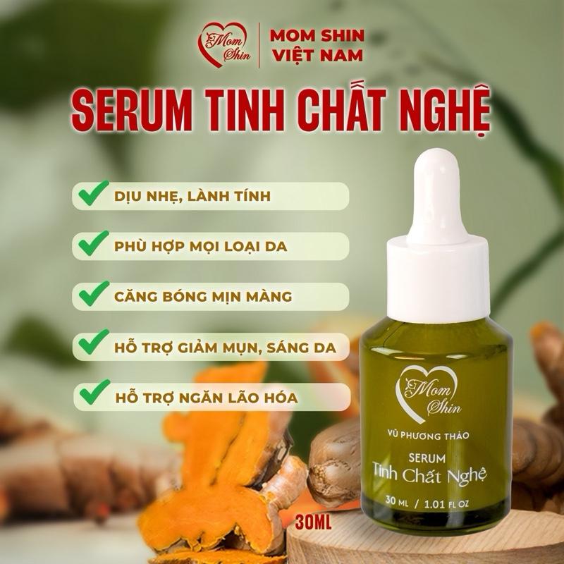 MOM SHIN | Serum Tinh Chất Nghệ 30ml | Serum Nghệ, Hỗ Trợ Giúp Cấp Ẩm, Chăm Sóc Da Skincare, Dưỡng Ẩm Da Hằng Ngày, Làm Đẹp Da, Nữ, Women, Shop Mẹ Shin Min Gin, Vũ Phương Thảo(