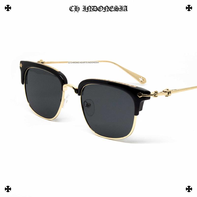 Eyewear art/gs/cm/jpn GS8729 Anti Blue Light Gold Black Lens Glasses Pouch