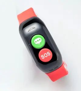 2018 new arrival sos gps smart watch wristband heart rate blood