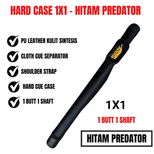 Bisa COD Tas cue billiard 1 butt 1 shaft as stick  Billiard waterproof Tas stik billiard 1x1