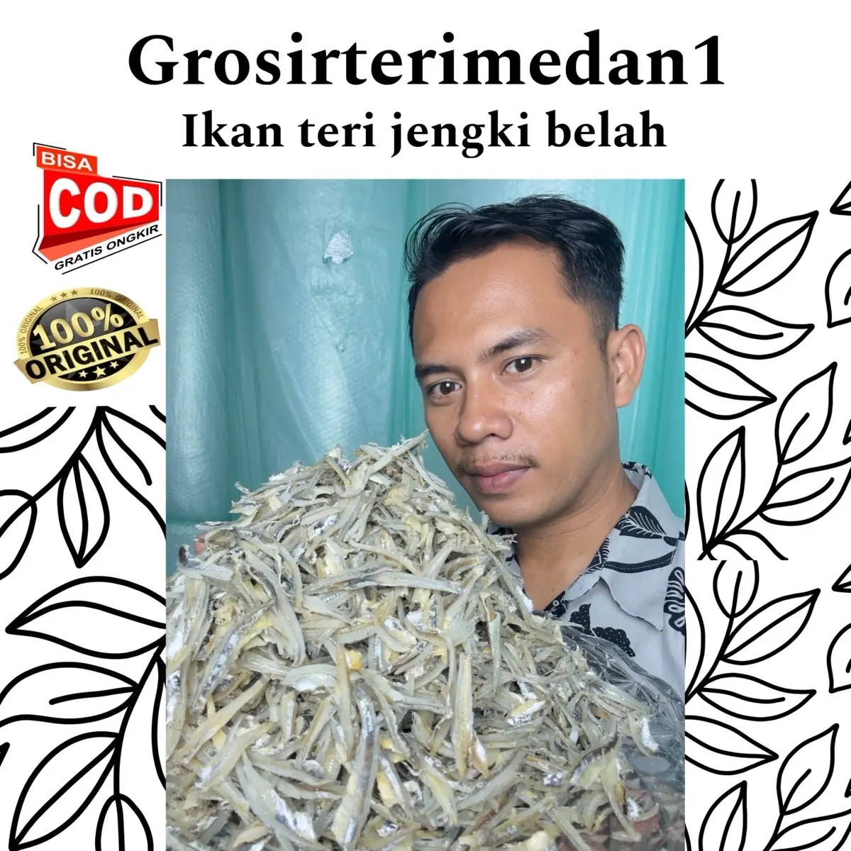 Ikan ter jengki belah tidak terlalu asin 1 kg