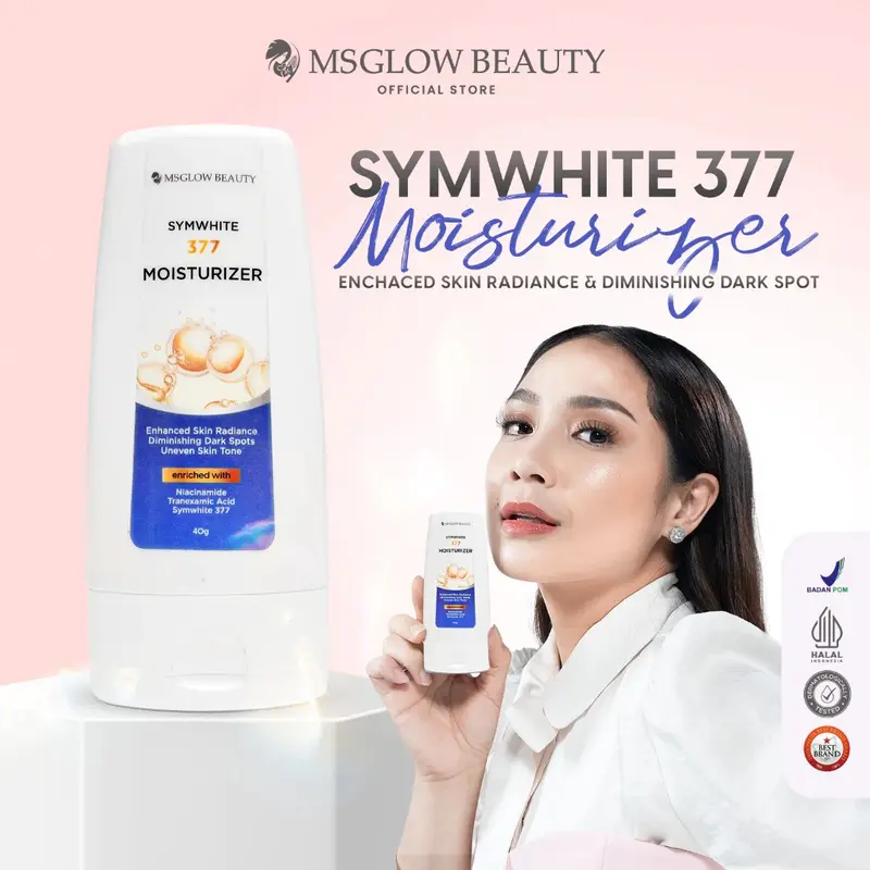 MS GLOW SYMWHITE 377 / CALM BLEMISH MOISTURIZER 40 GR ORIGINAL 2