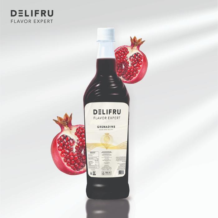 Gambar Grenadine Syrup Delifru 1 Liter - Sirup Delima Premium dari Bubuqu Powder Kota Surabaya Tokopedia