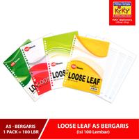 Gambar KIKY Loose Leaf / Kertas File Putih Bergaris Ukuran A5  Isi 100 Lembar dari Kiky Stationery Kota Administrasi Jakarta Barat 4 Tokopedia