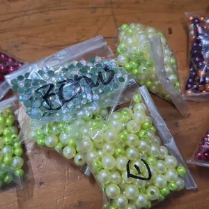 10gr Mutiara Campur Warna&Ukuran/10gr mutiara Mix warna & ukuran/ mutiara gradasi